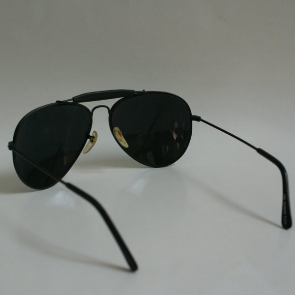 NWT TruVintage Outdoorsman style w/black frame &Super Dark smoke lens sunglasses - Picture 3 of 4